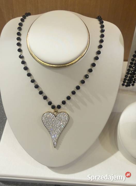 Elegancki komplet damski Naszyjnik Kolczyki wielkopolskie Wolsztyn sprzedam