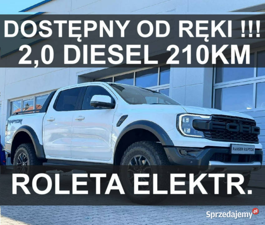 Ford Ranger Raptor Raptor 20 diesel 210 Roleta gniazdo SD