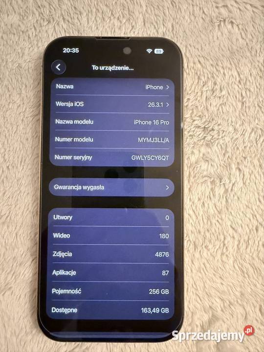 iPhone 16 pro 256gb Gdańsk