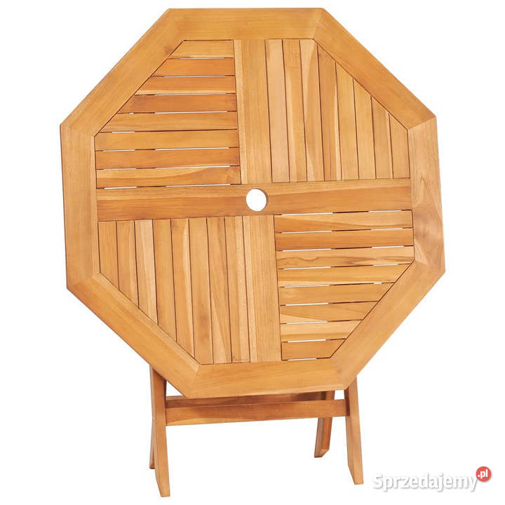 Składany stolik ogrodowy 85x85x76 lite drewno mazowieckie Warszawa