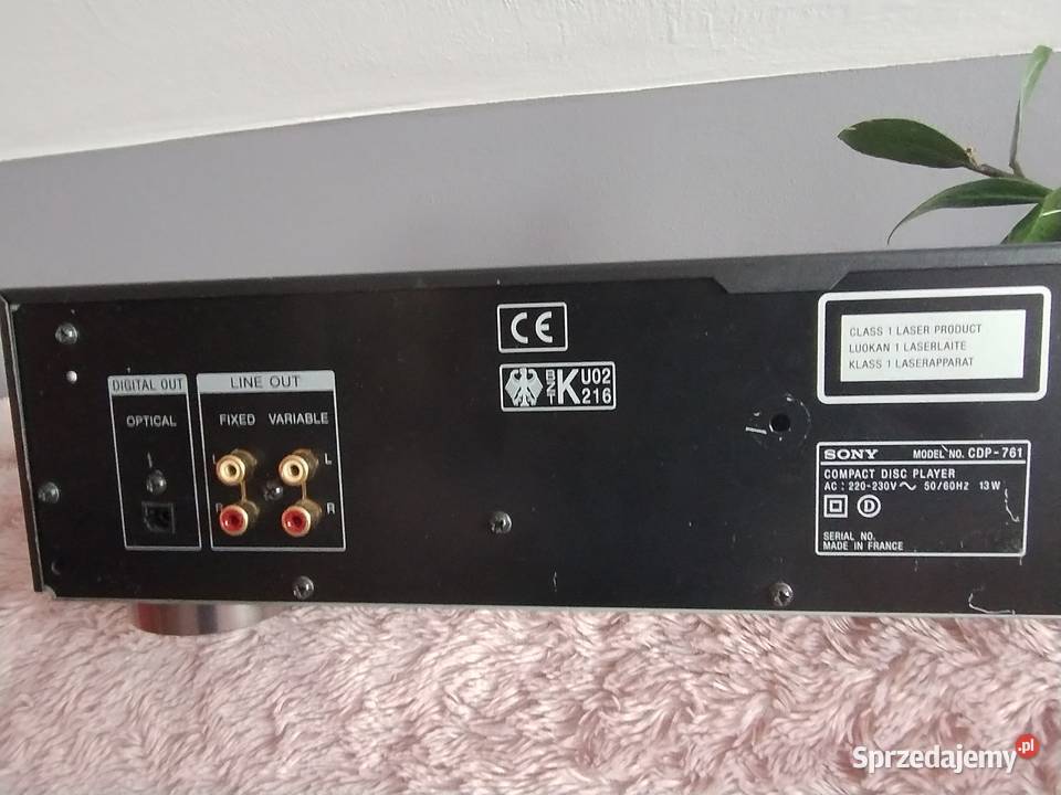 Odtwarzacz CD Sony cdp 761 Trzebuska sprzedam