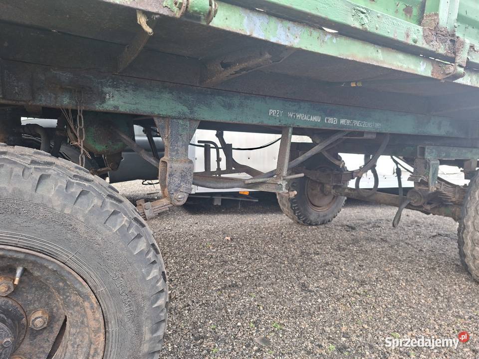 Przyczepa wywrotka Autosan D 47 Sanok kaczuszka nieuszkodzony Pleszew
