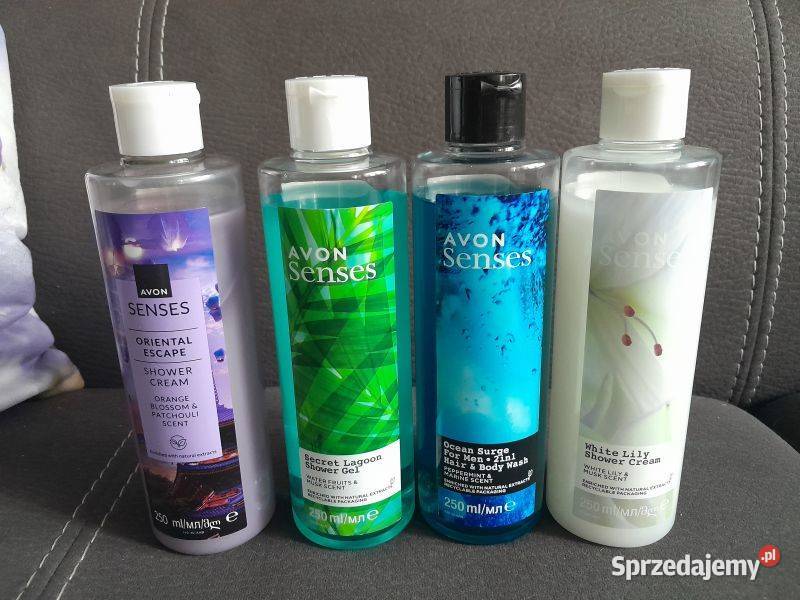 Zestaw 4 sztuk mix żeli pod prysznic 250ml Siewierz sprzedam