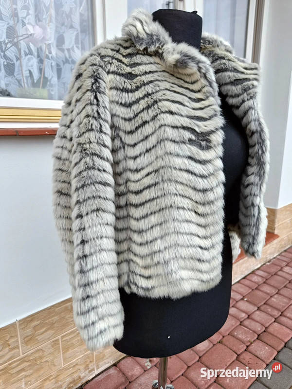 Szare futerko misiek we wzór Marks Spencer Oborniki sprzedam
