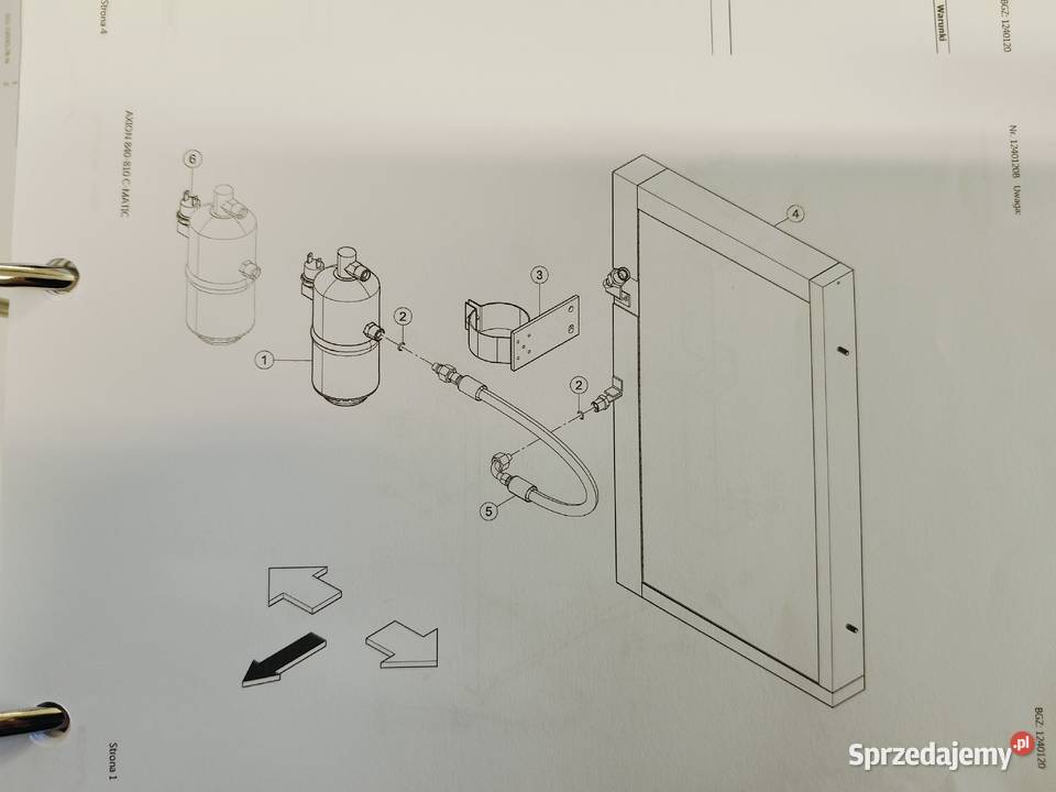 Claas Axion 840 CMatic 13r Chłodnica Stalewo