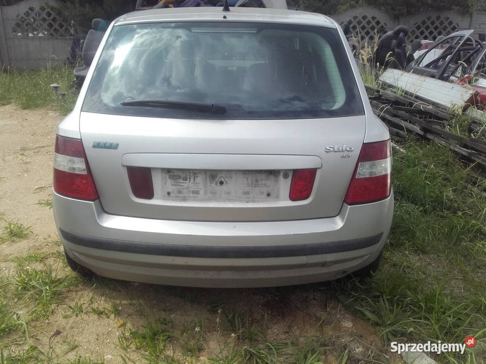 Fiat Stilo 5 drzwi klapa tylna z szybą zderzak Łódź sprzedam