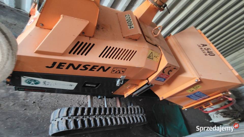 Rębak samojezdny gąsienicowy Jensen A540 Track pomorskie Kwidzyn sprzedam