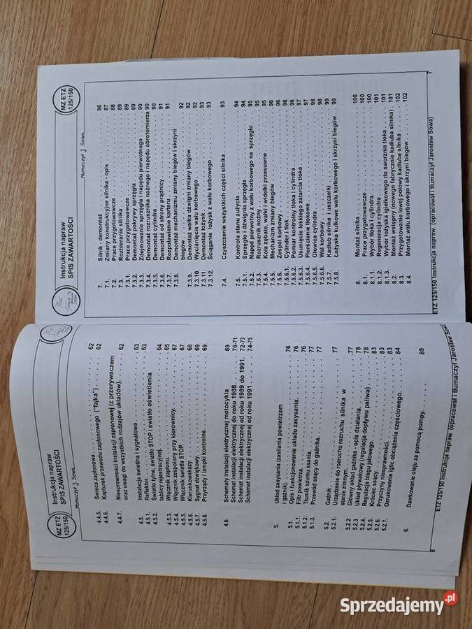 Mz etz instrukcja Paczkowo