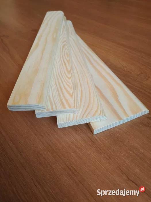 Listwa wykończeniowa drewniana cokół sosna 10x40 Narew