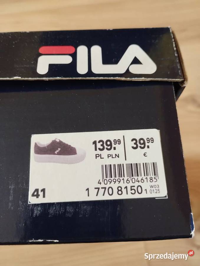 Buty damskie Fila nowe fabryczne opakowanie r 41 tkanina Łódź