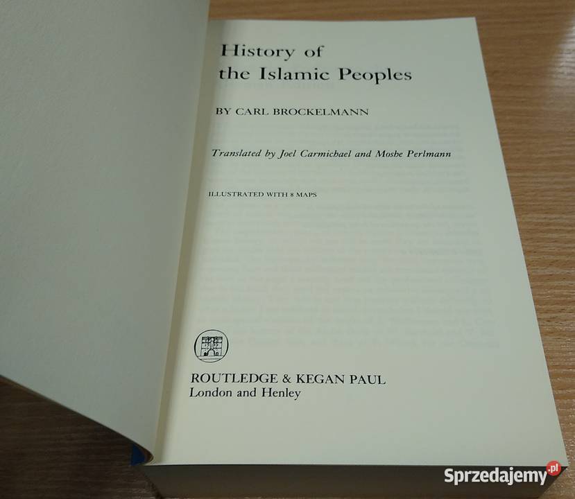 History of Islamic peoples by Carl Brockelmann Kultura i Rozrywka Gdańsk