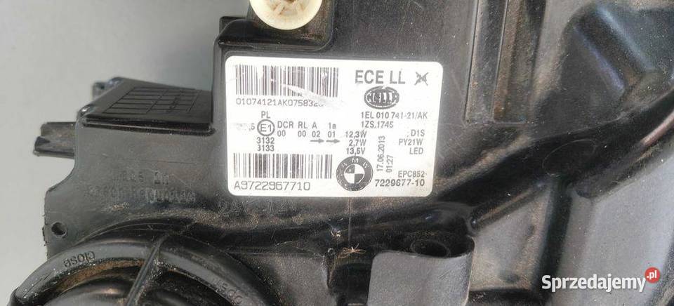 Lampa Przod Bi Xenon Led Bmw 1 F20 F21 1115r