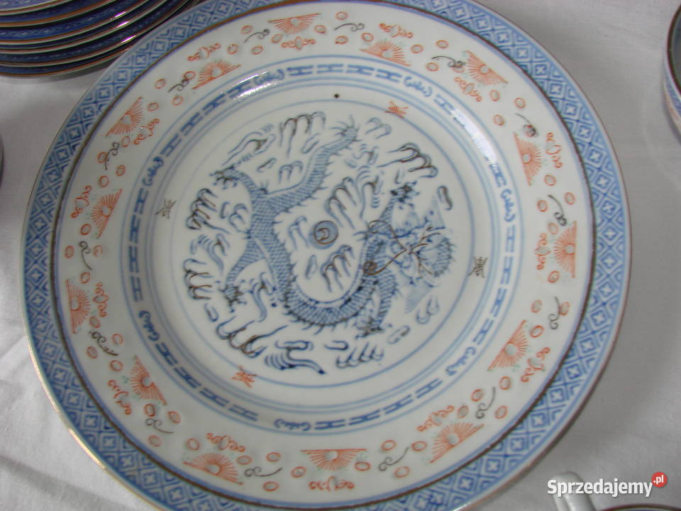 porcelana ryżowa zestaw Porcelana i szkło Pruszcz Gdański