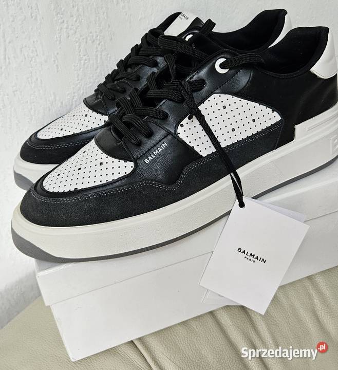 Balmain 44 sneakersy BCOURT FLIP skórzane buty inna Konstancin-Jeziorna