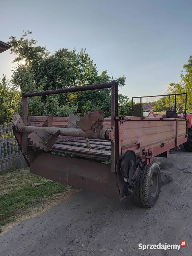 Sprzedam rozrzutnik obornika jednoosiowy nieuszkodzony Rozrzutniki obornika Rzymsko