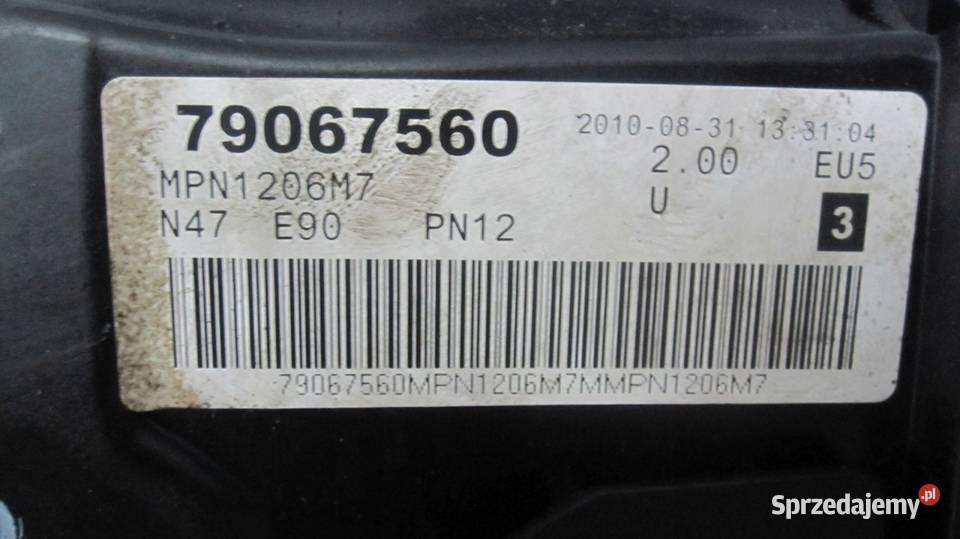 BMW 1 3 5 X3 X5 20 D N47D20C 143 152 10r silnik osobowe Kielce sprzedam