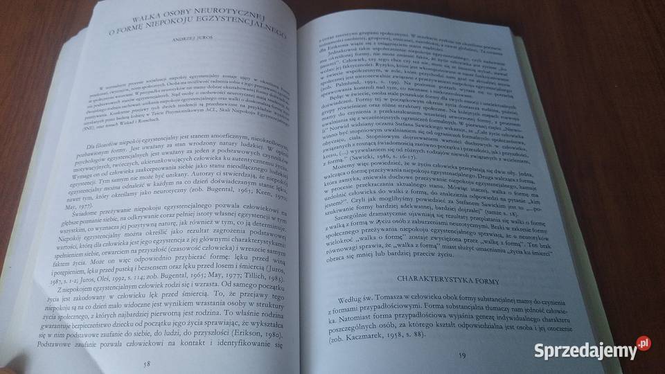 Lęk różnorodność przeżywania pod red Waldemara Książki naukowe i popularnonaukowe Gdańsk