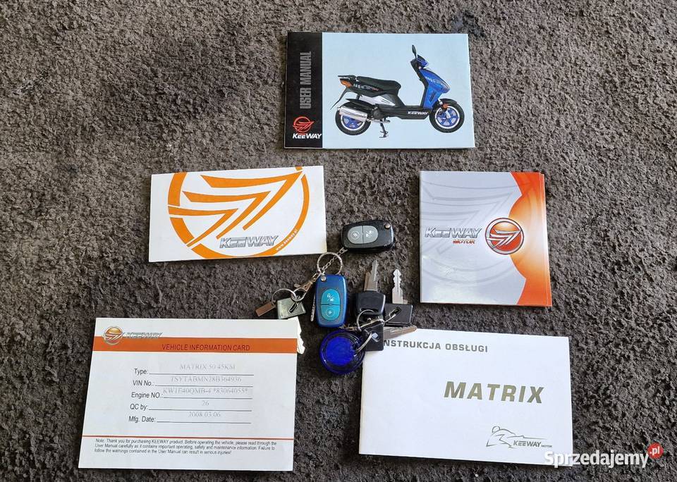 Keeway Matrix 50 2008r Okazja śląskie Turza Śląska