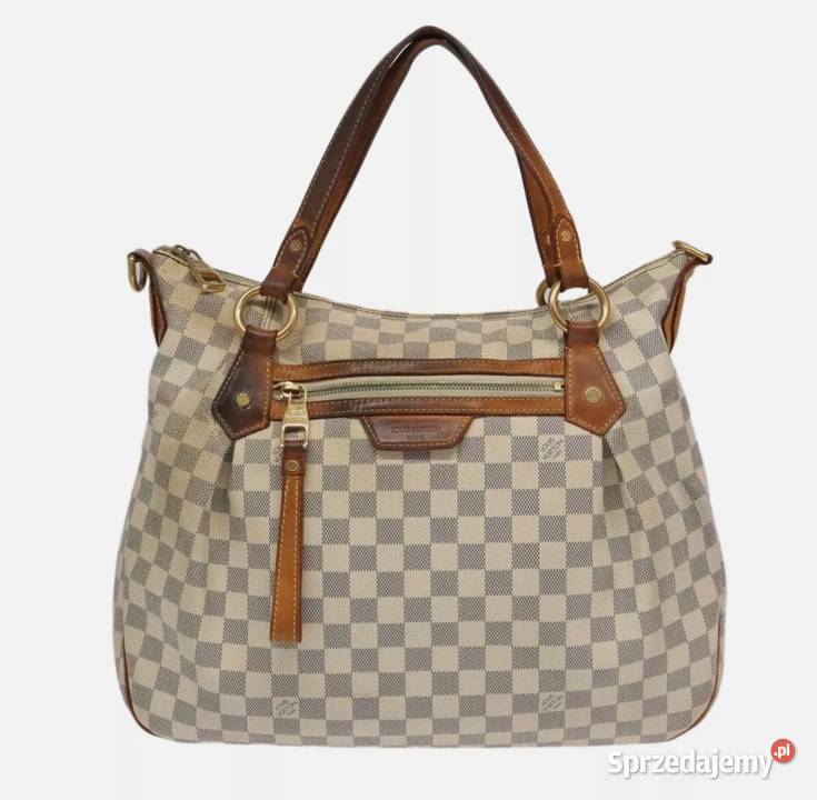 Oryginalna LOUIS VUITTON Damier Azur Evora MM Torby i torebki mazowieckie Warszawa