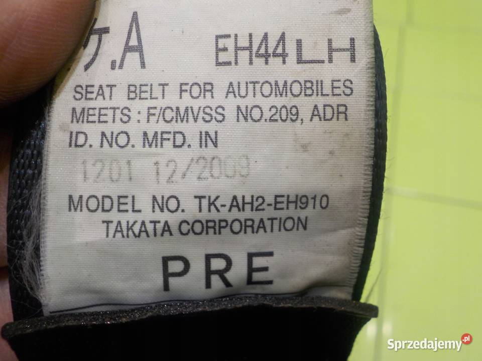 MAZDA CX7 10r 5D pas bezpieczenstwa lewy przod mazowieckie