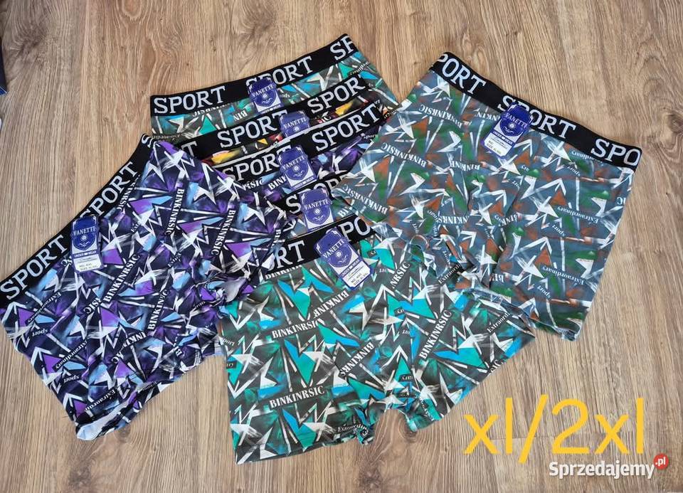 Bokserki męskie bambusowe Bielizna Krajenka sprzedam