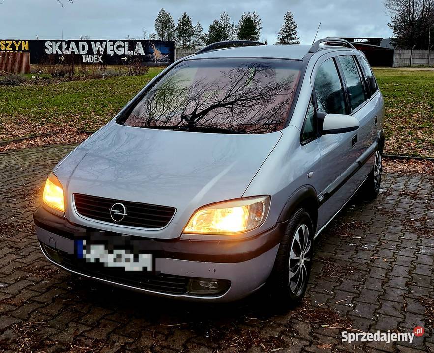 Opel Zafira 2002r 1.8 z gazem, 7 osobowy, niski przebieg