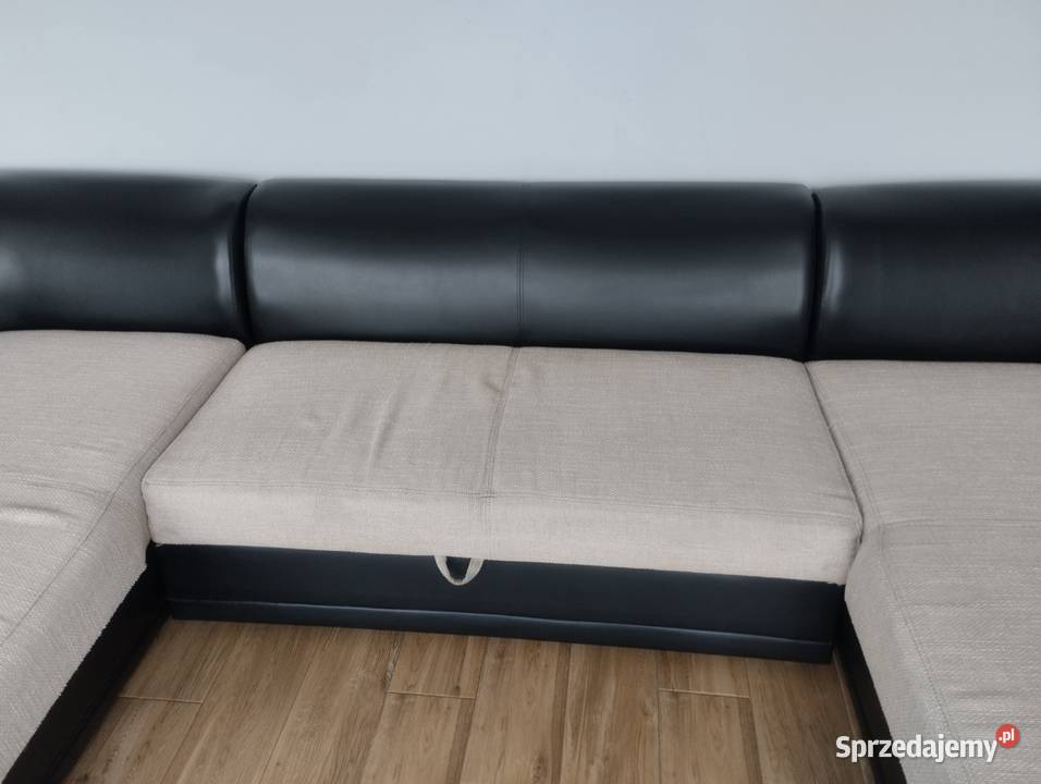 Narożnik U z funkcją spania 195cm sprzedam