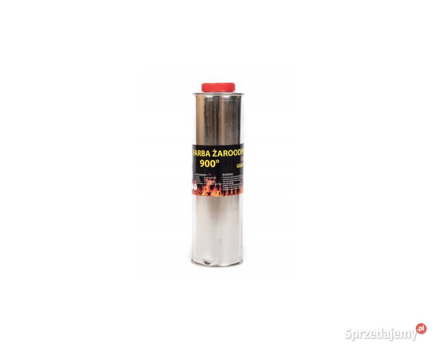 FARBA ŻAROODPORNA Do kominka Pieca GRAFIT 1L Skawina sprzedam