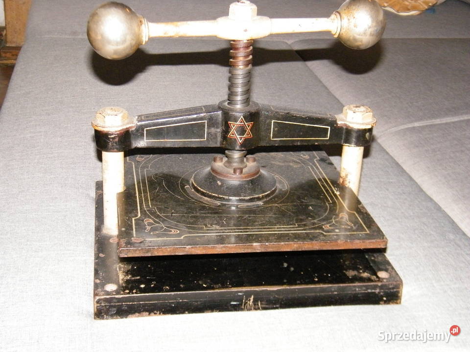 Pressa drukarska Antyki, Sztuka, Kolekcje łódzkie sprzedam