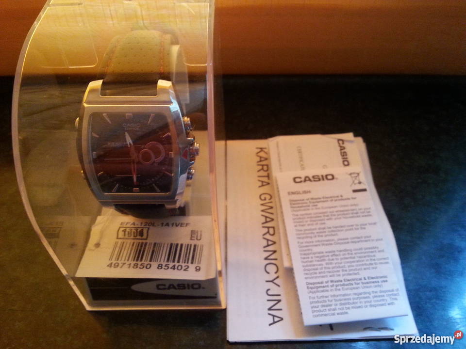 Zegarek Casio Edifice EFA120L1A1 gwrancja do Warszawa sprzedam