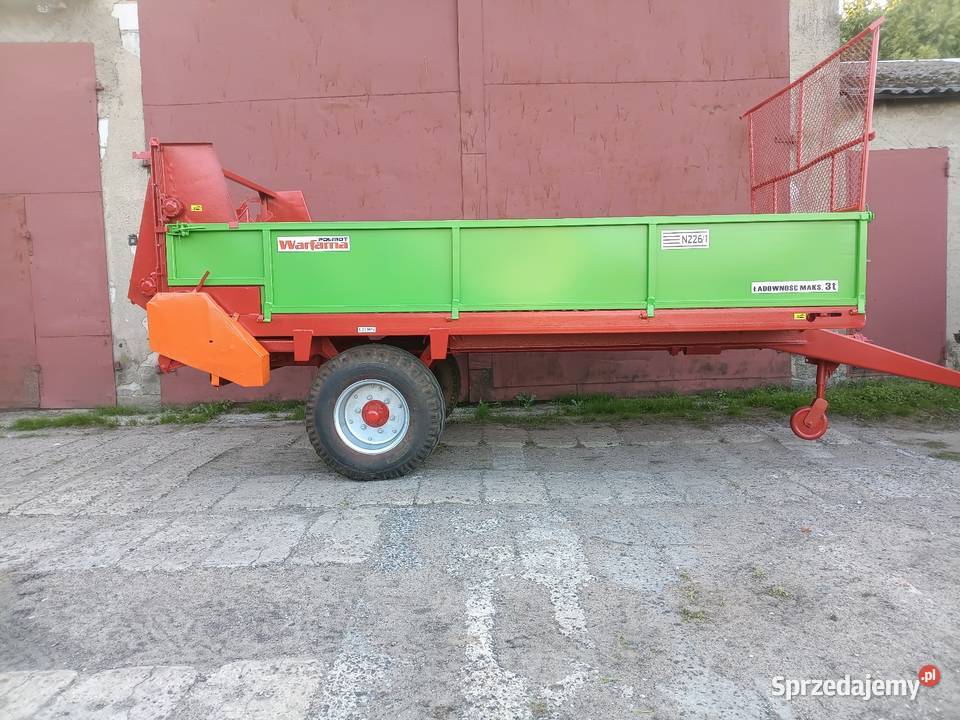 Rozrzutnik obornika tandem zamiana przyczepa POM Ltd. Brodnica