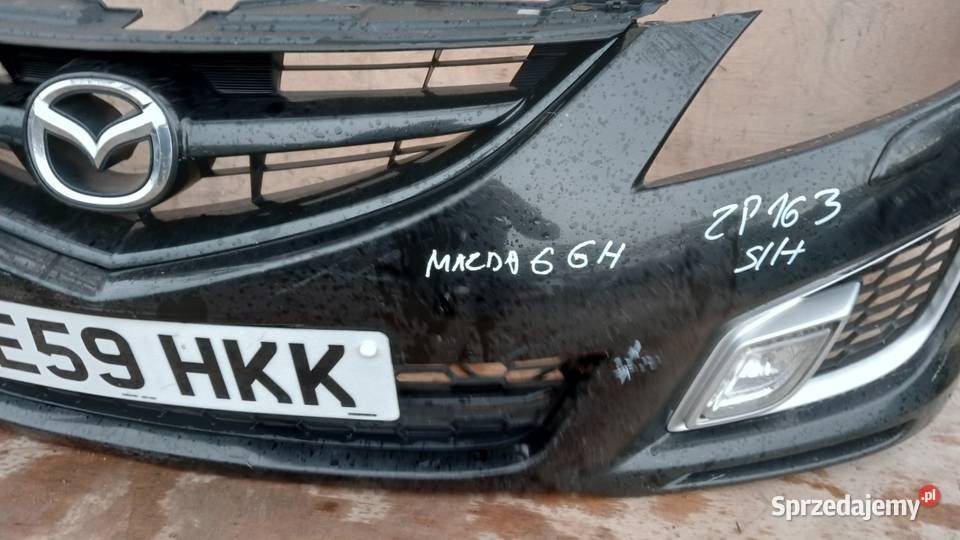 MAZDA 6 SPORT GH ZDERZAK PRZÓD HALOGEN SPRYSK Pasy przednie i tylne Zbierkowo