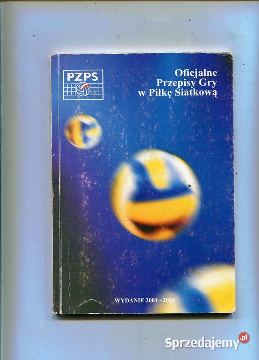 Oficjalne Przepisy Gry w Piłkę Siatkową 20012004 Szczecin sprzedam
