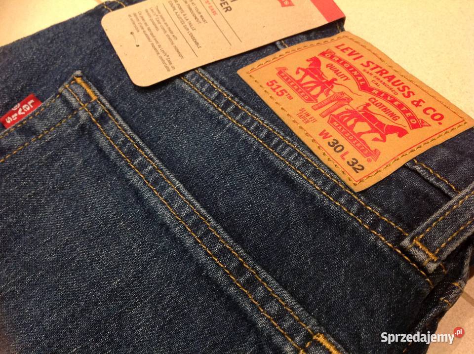 Spodnie Jeans Męskie LEVIS 515 W30 L 32 NOWE lubuskie Nowa Sól