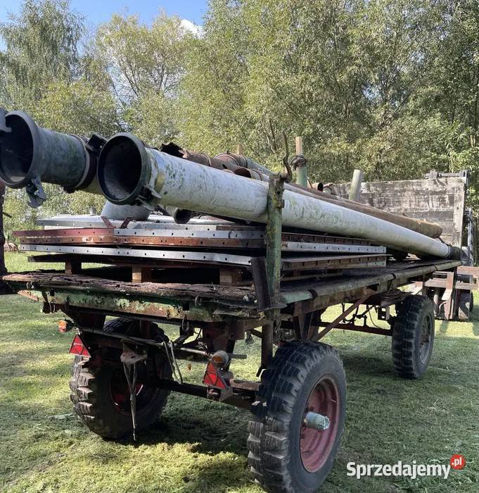 Przyczepa wywrotka 3stronna 6T DO REMONTU z uszkodzony Janów