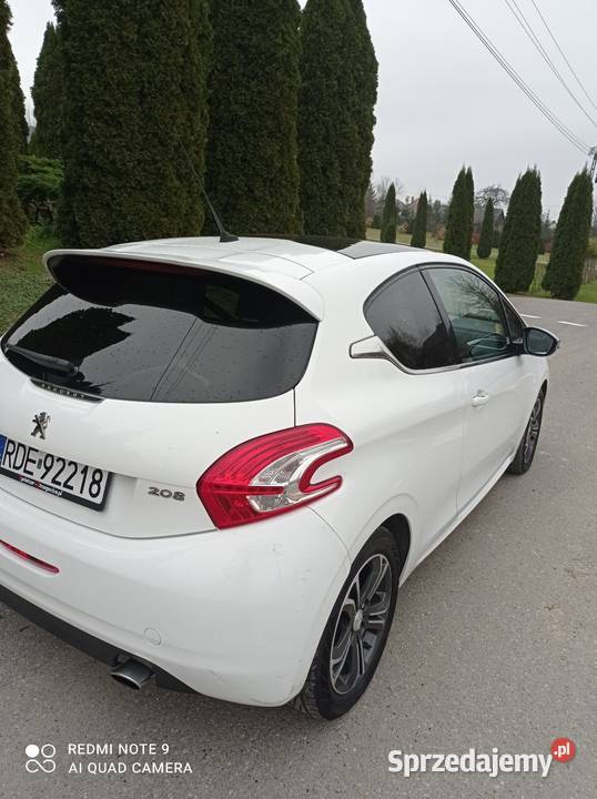 Sprzedam peugeota 208 12 benzyna wersja Allure światła przeciwmgielne Pilzno sprzedam