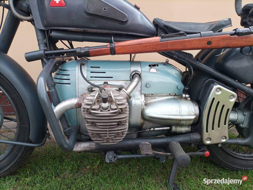 Szwajcarski Motocykl Wojskowy Condor A 580 Motoryzacja Konin