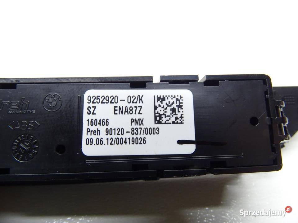 PANEL PRZEŁĄCZNIK SPORT ECO 9252920 BMW F20 F21 sprzedam