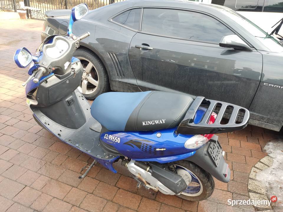 Skuter 4T Kingway Elpaso 49ccm Przebieg 27 Zipp Kingway Strzyżowice