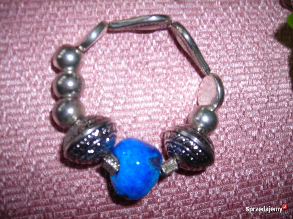 BRANSOLETA Z TURKUSEM HAND MADE Piła sprzedam