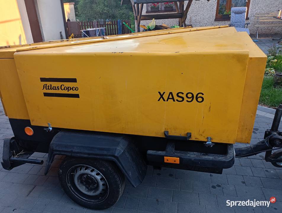 Kompresor spalinowy atlas copco 96 i piaskarka Zebrzydowice sprzedam