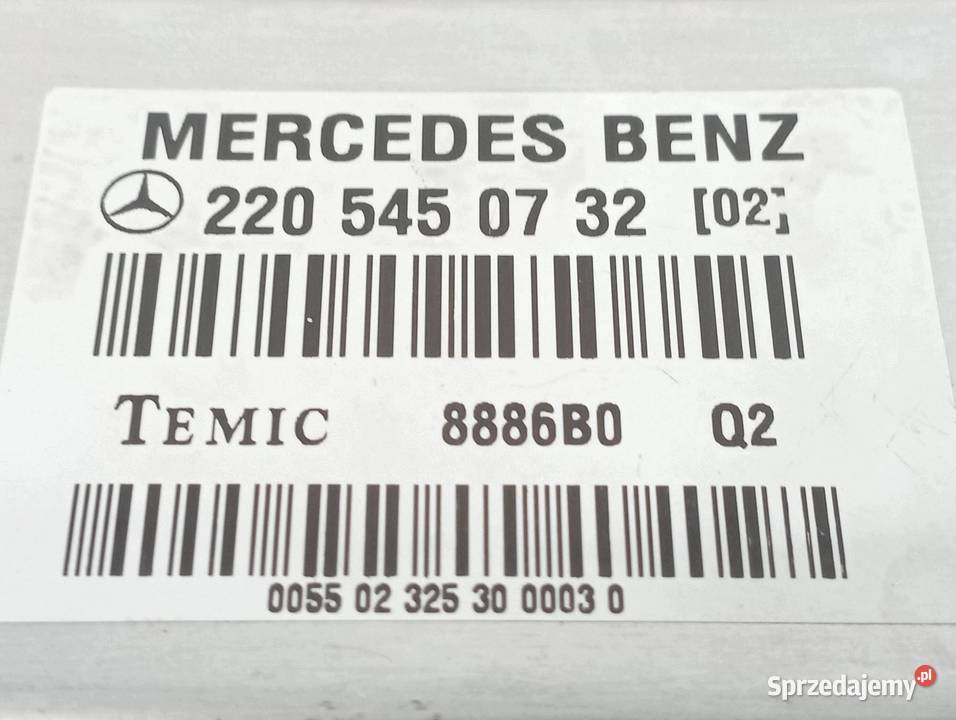 MODUŁ ZAWIESZENIA 2205450732 MercedesBenz Sklasa osobowe