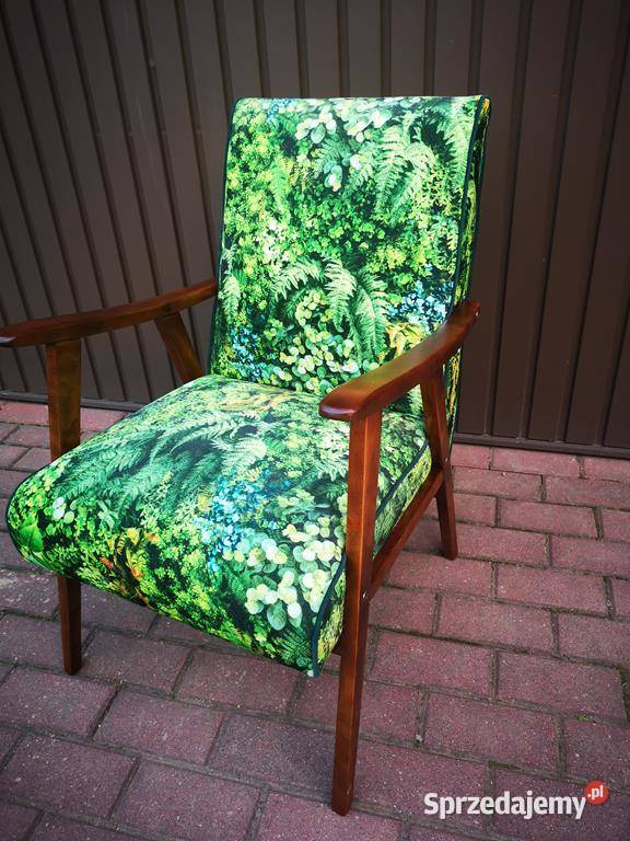 Stary Fotel Klubowy PRL Renowacji Swarzędz