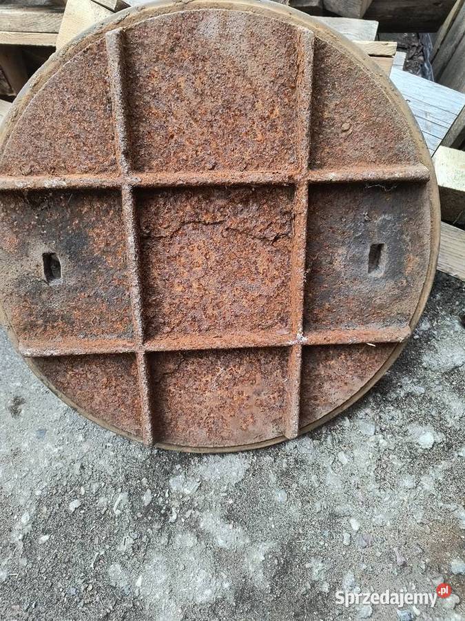 Właz drogowy pokrywa szamba żeliwny mocny Piła