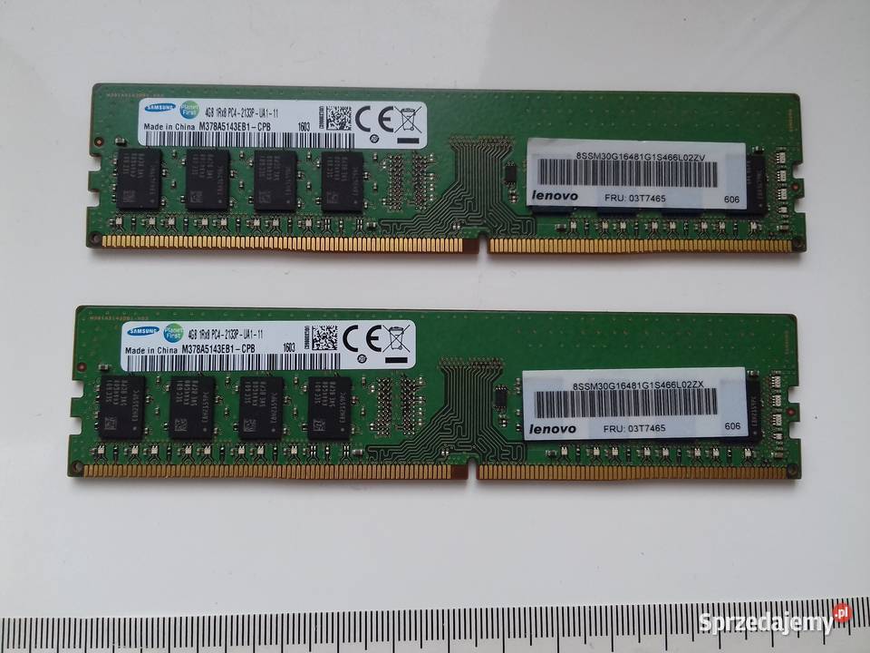 2x Samsung DDR4 2x4GB8GB niesprawny 2133MHz CL15 Pamięci Bydgoszcz