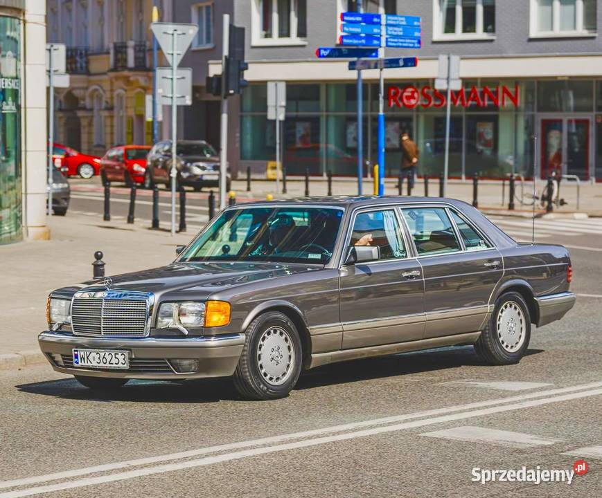Mercedes W126 SKlasa Long Wynajem do Ślubu mazowieckie Warszawa