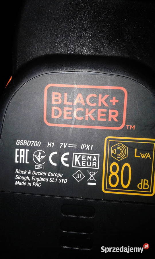 Black Decker GSL700 Akumulatorowe nożyce 7V 12Ah Psary sprzedam
