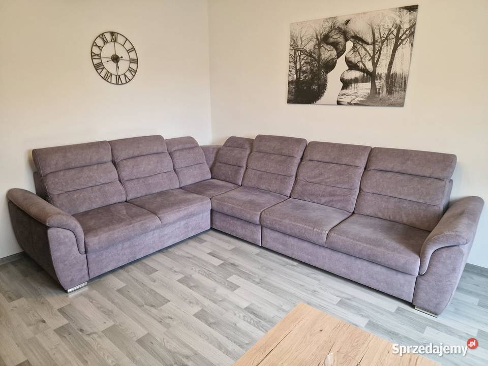 Duży narożnik z funkcją spania rogówka śląskie Rybnik