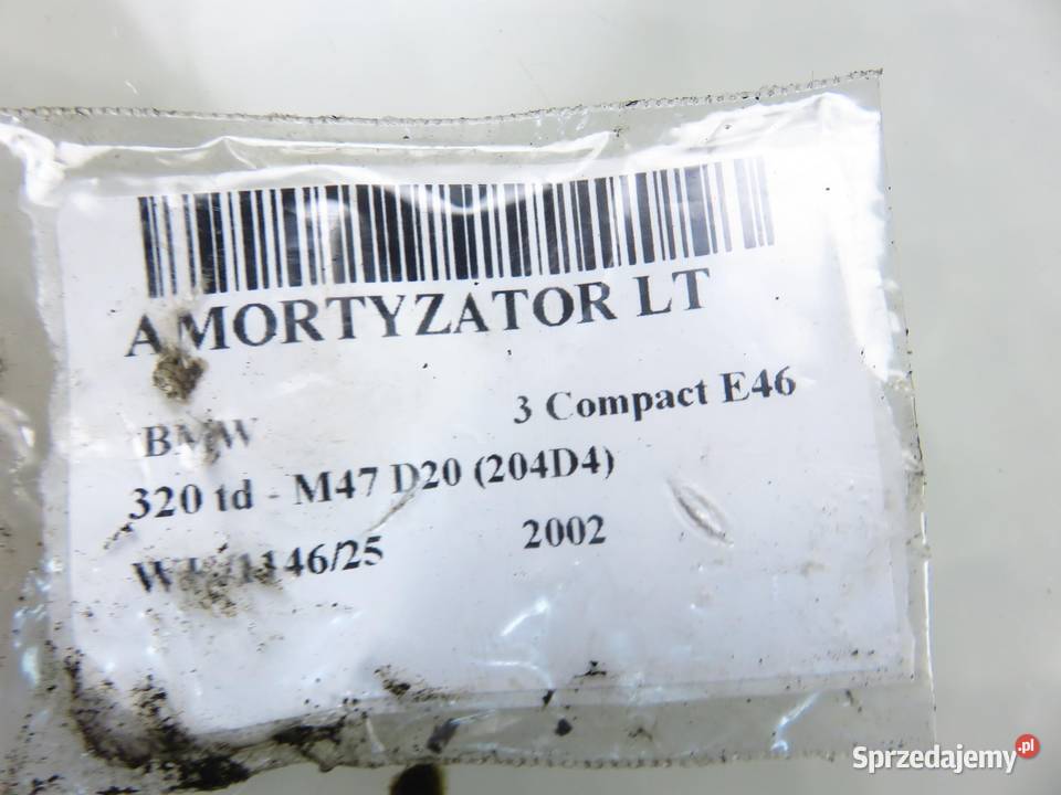 AMORTYZATOR TYŁ BMW E46 320 td 343352 małopolskie
