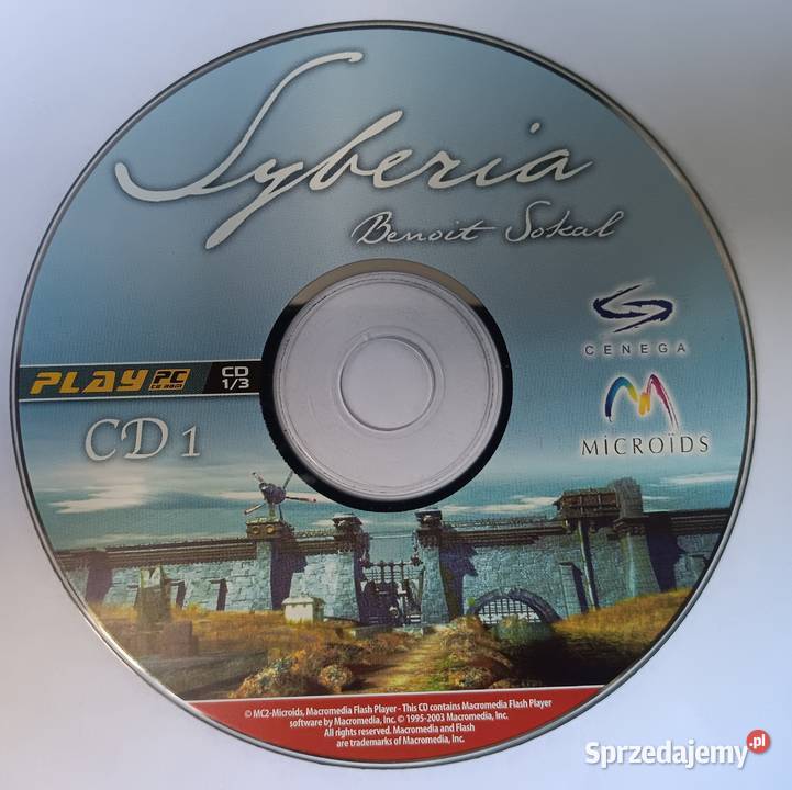 Syberia CD 1 Play Pc małopolskie Zbylitowska Góra